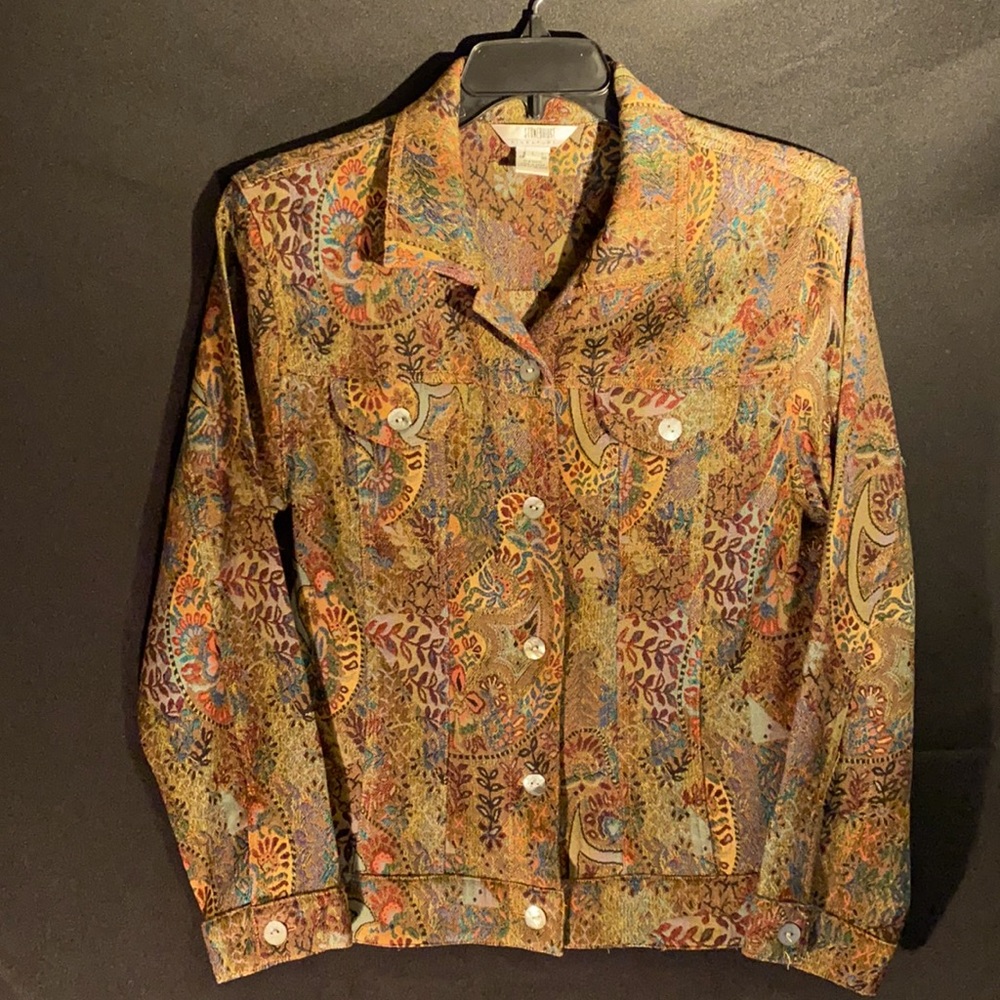 Vintage Stonebridge Tapestry Boho Jacket